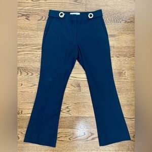 NWT | Derek Lam 10 Crosby Navy Flare Trouser